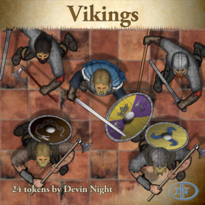 Devin Night's Token Pack #33: Vikings