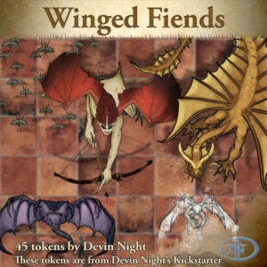 Devin Night's Token Pack #39: Winged Fiends