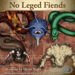 Devin Night's Token Pack #40: No-Legged Fiends
