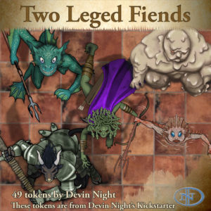 Devin Night's Token Pack #41: Two-Legged Fiends