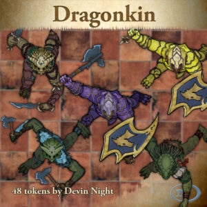 Devin Night's Token Pack #25: Dragon Kin