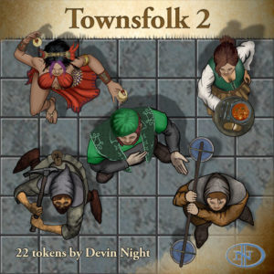 Devin Night's Token Pack #29: Townsfolk 2